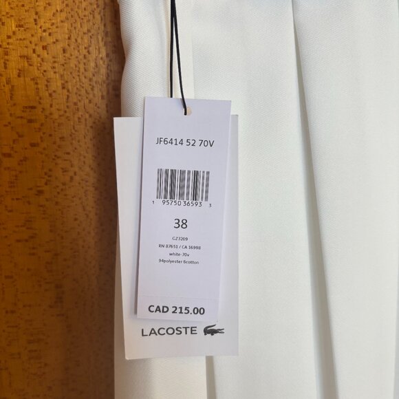 Lacoste Women's Pleated Skirt NWT - Picture 5 of 5